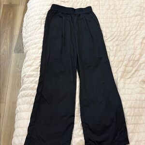 Victoria's Secret Black Satin Pants